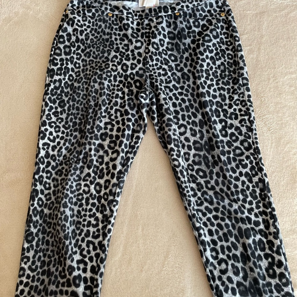 Michael Kors Animal Print Leggings - Size M - Picture 5 of 14